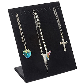 Органайзеры для бархатных браслетов, витрины для ювелирных изделий, прямоугольные