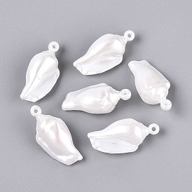 Абс пластмассовые жемчужные подвески, формы раковины