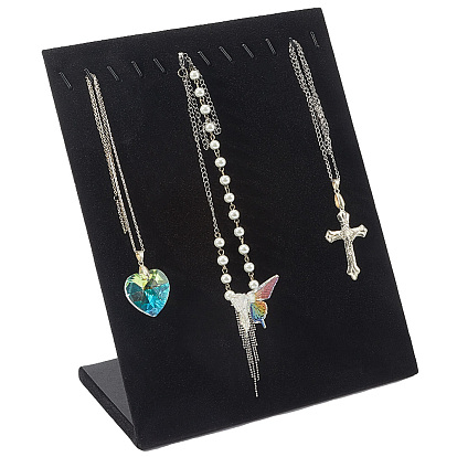 Органайзеры для бархатных браслетов, витрины для ювелирных изделий, прямоугольные