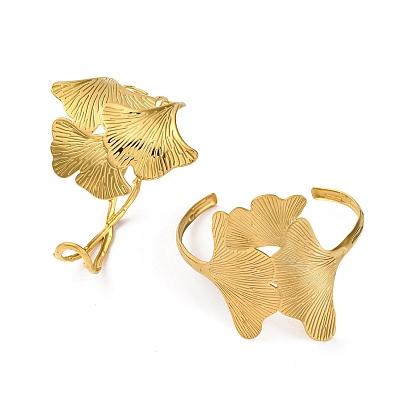 304 открытые браслеты-манжеты из нержавеющей стали, лист