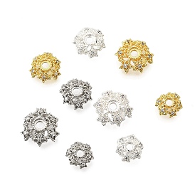 Звездные латунные колпачки с микропаве из кубического циркония, стойки покрытие, долговечный, без свинца и без кадмия