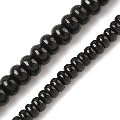 Природным углем кварцевых нитей бисера, рондель