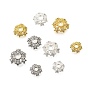 Звездные латунные колпачки с микропаве из кубического циркония, стойки покрытие, долговечный, без свинца и без кадмия