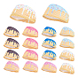 18Pcs 6 Colores Polyester Sports Sweatband, Ice Cream Pattern Headband for Yoga Indoor Outdoor Sports