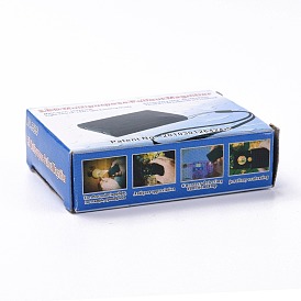 Abs kunststoff led beleuchtete schublade typ schmuck lupe lupe, mit 30x und 45x Lupe, für Edelsteine Münzen Briefmarken