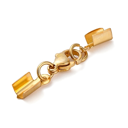 304 нержавеющая сталь застежка когтя омара, с двойными концами шнура