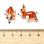 Handmade Lampwork Home Decorations, 3D Dog Ornaments for Gift