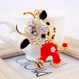 Colorful Zodiac Ox Keychain for Bags and Keys - Cute Cow Pendant Jewelry