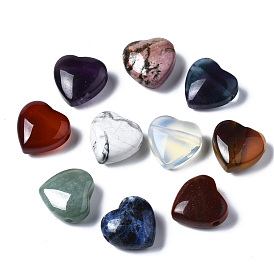 Perles naturelles et synthétiques pierres précieuses, cœur