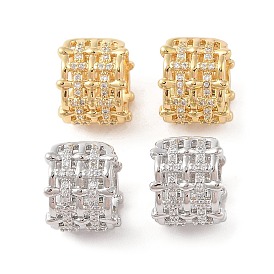 Серьги-манжеты из латуни с микропаве и прозрачным циркониевым покрытием для женщин, без кадмия и без свинца, долговечный, c-образный