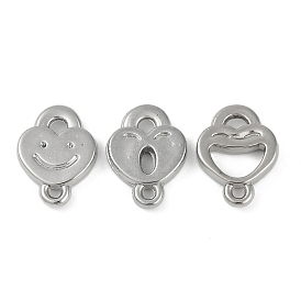 Пластиковые соединители ccb, улыбающееся лицо сердечные ссылки