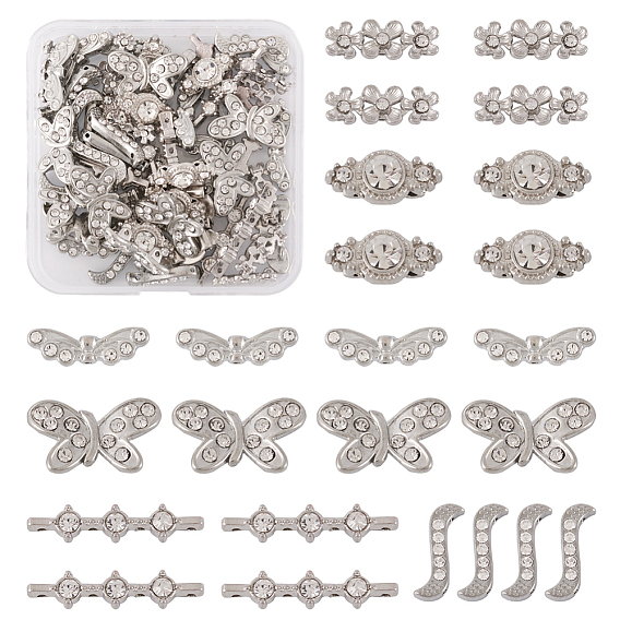 Сплав кристалл стразы разделители бары, разнообразные