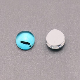 Resin Cabochons, Half Round/Eye