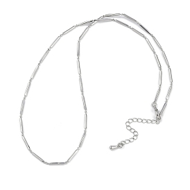 Стойка гальванизированная латунь звено цепи ожерелья для женщин, долговечный, без свинца и без кадмия