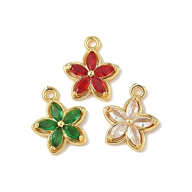 Латунные микро проложить кубического циркония подвески, , реальный 18 k позолоченный