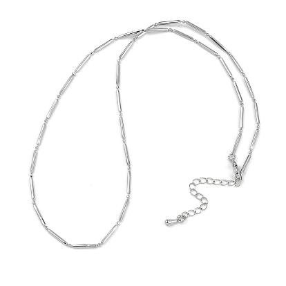 Стойка гальванизированная латунь звено цепи ожерелья для женщин, долговечный, без свинца и без кадмия