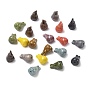 Vintage Handmade Porcelain Beads, Fancy Antique Glazed Porcelain, Rabbit
