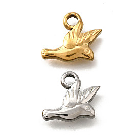 304 подвески из нержавеющей стали, ионное покрытие (ip), очарование птицы