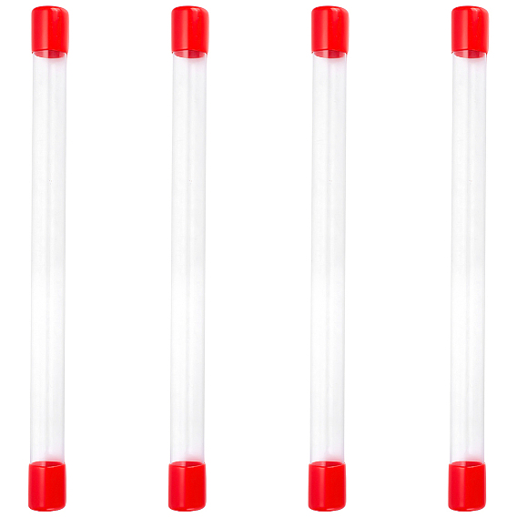 Прозрачные контейнеры для пластиковых шариков из ПВХ, с крышкой