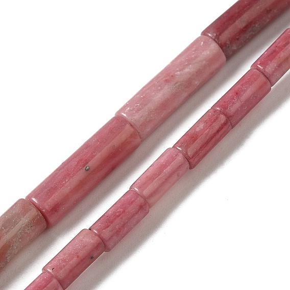 Природные родонит бисер нитей, колонка