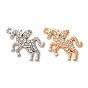 Colgantes de aleación de rhinestone, encantos de unicornio