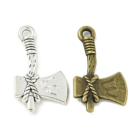 Tibetan Style Alloy Pendants, Lead Free & Cadmium Free, Axe Shapes