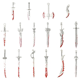 32 шт 16 стили подвески из сплава эмали, разнообразные