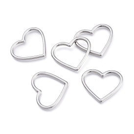 304 de acero inoxidable que une los anillos, corazón