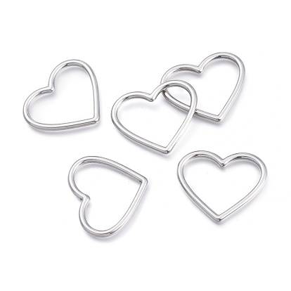 304 de acero inoxidable que une los anillos, corazón
