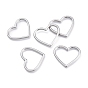 304 Stainless Steel Linking Rings, Heart