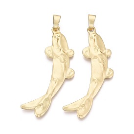 Стойки обшивки сплава большие кулоны, рыбы прелести, без кадмия и без свинца