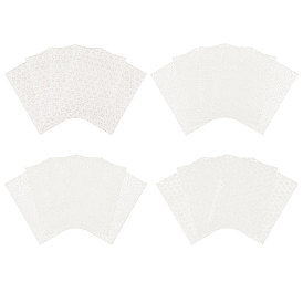 20Pcs 4 Styles Hollow Out Craft Paper, Rectangle