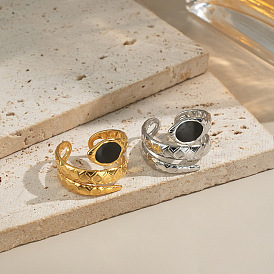 304 регулируемые манжеты из нержавеющей стали с открытыми кольцами, змея, с эмалью