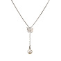 Stylish Butterfly Pendant Necklace - Titanium Steel, Minimalist, Fashionable, Versatile, Collarbone.