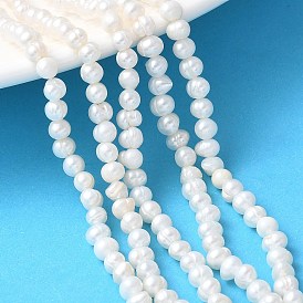Нити из натурального культивированного пресноводного жемчуга, картофель