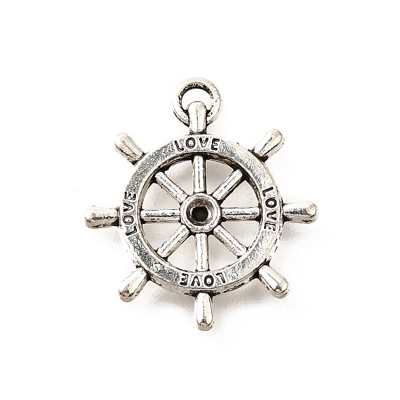 Сплавочные сеттинги для кулона (стразы), тибетский стиль, без кадмия и без свинца, Шлем прелести