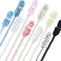 10 Colors Polyester Elastic Stretch Lace Trim, for Doll Clothes, Sewing Craft Supplies