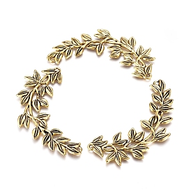 Tibetan Style Alloy Olive Branch Links/Connectors