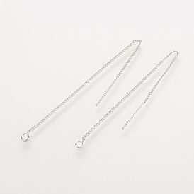 Brass Stud Earring Findings, Ear Threads, Nickel Free