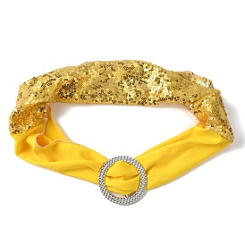 Fajas elásticas de poliéster para sillas, lazos para recepción de bodas, bandas elásticas para fundas de sillas con lentejuelas y deslizador de hebilla de plástico, para banquete, fiesta, decoraciones para eventos en hoteles