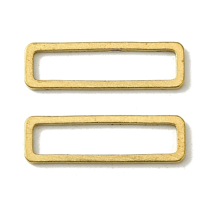 Латунные соединительные колечки, без кадмия, без никеля и без свинца, прямоугольные