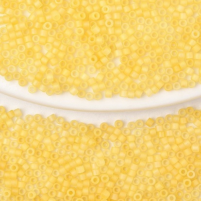 10g цилиндрические бусины, матовые абы цвет, круглое отверстие, единый размер