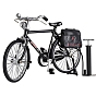 DIY Retro Alloy Bicycle Model Ornament with Inflator, for Home Desktop Decoration