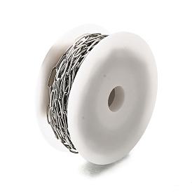 304 цепи из нержавеющей стали, тянутые удлиненные кабельные цепи, пайки, с катушкой