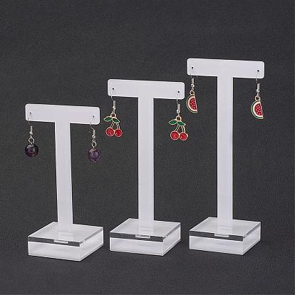 T Bar Earring Displays, Acrylic