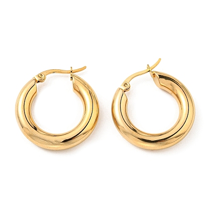 304 Stainless Steel Huggie Hoop Earrings for Women