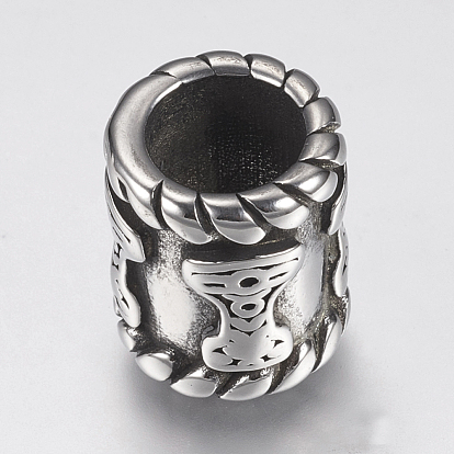 304 Stainless Steel Beads, Column