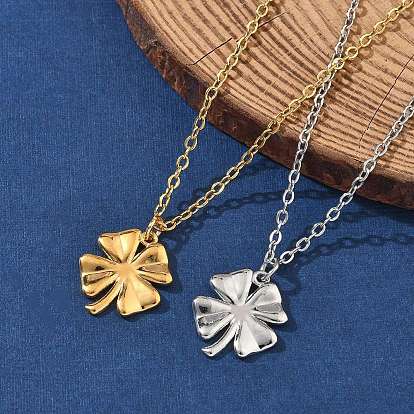 Клевер 304 из нержавеющей стали кулон ожерелья