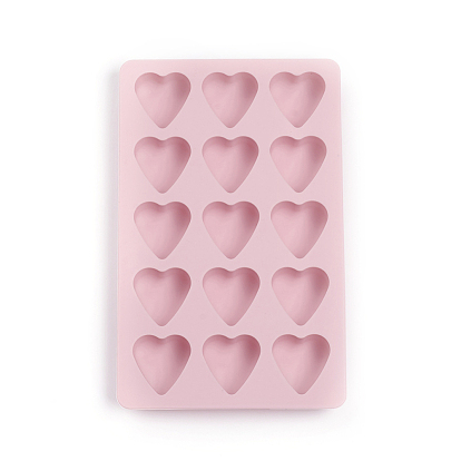 Food Grade Silicone Molds, Fondant Molds, Ice Cube Molds, For DIY Cake Decoration, Chocolate, Candy, UV Resin & Epoxy Resin Jewelry Making, Heart