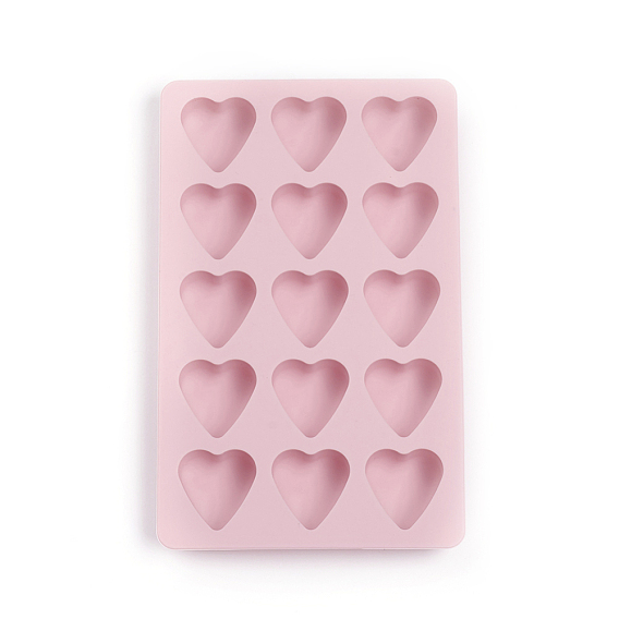 Food Grade Silicone Molds, Fondant Molds, Ice Cube Molds, For DIY Cake Decoration, Chocolate, Candy, UV Resin & Epoxy Resin Jewelry Making, Heart